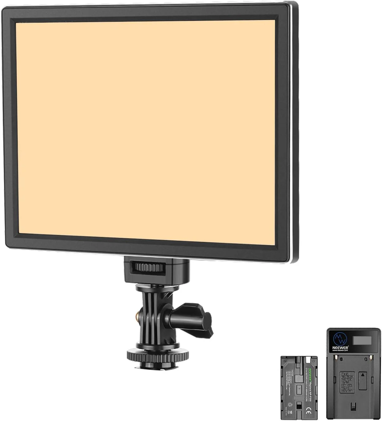 NEEWER Dimmable Ultra Thin T100 Softer SMD LED Video Light Kit
