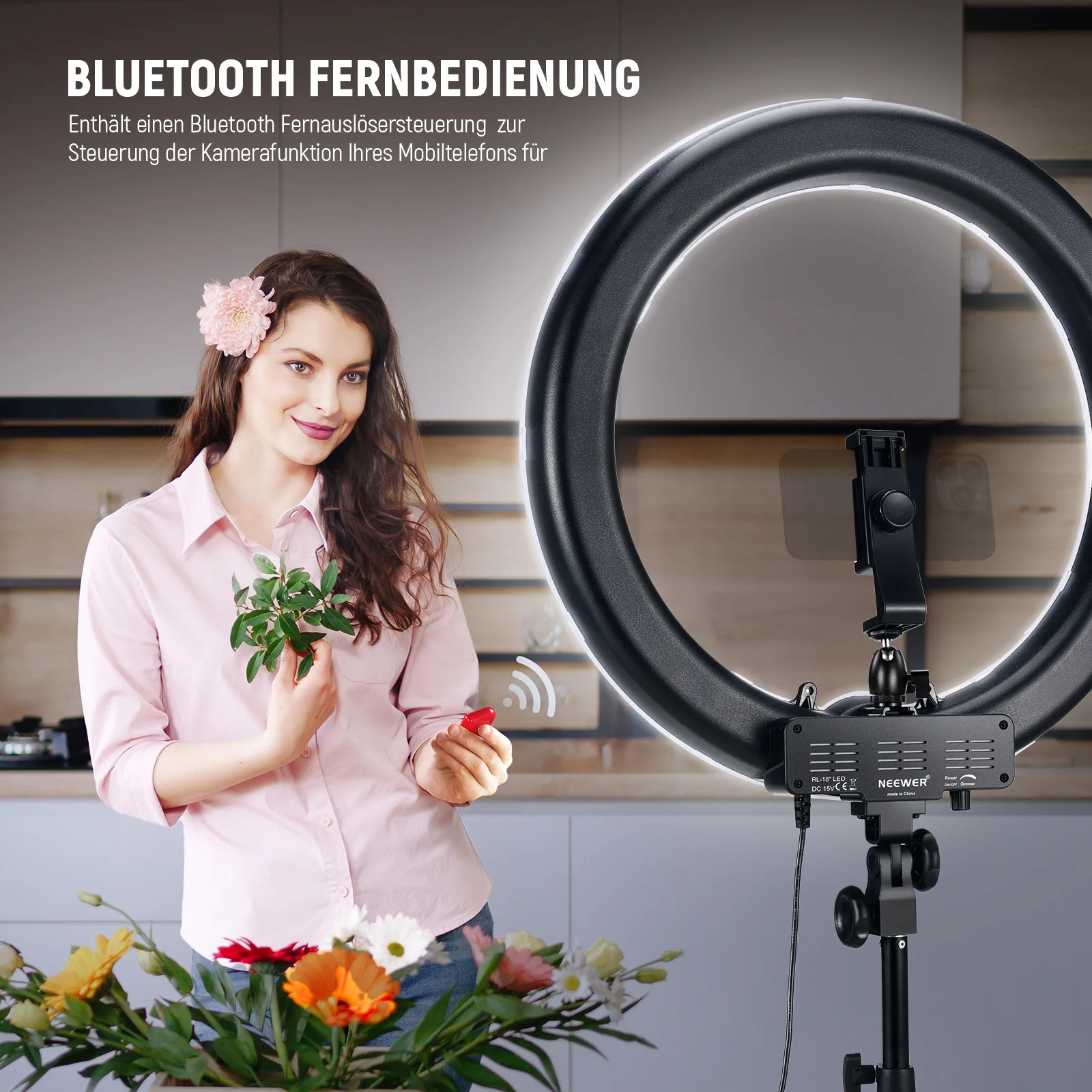 NEEWER RL-18 18 Zoll SMD LED Ringlicht - Image 5