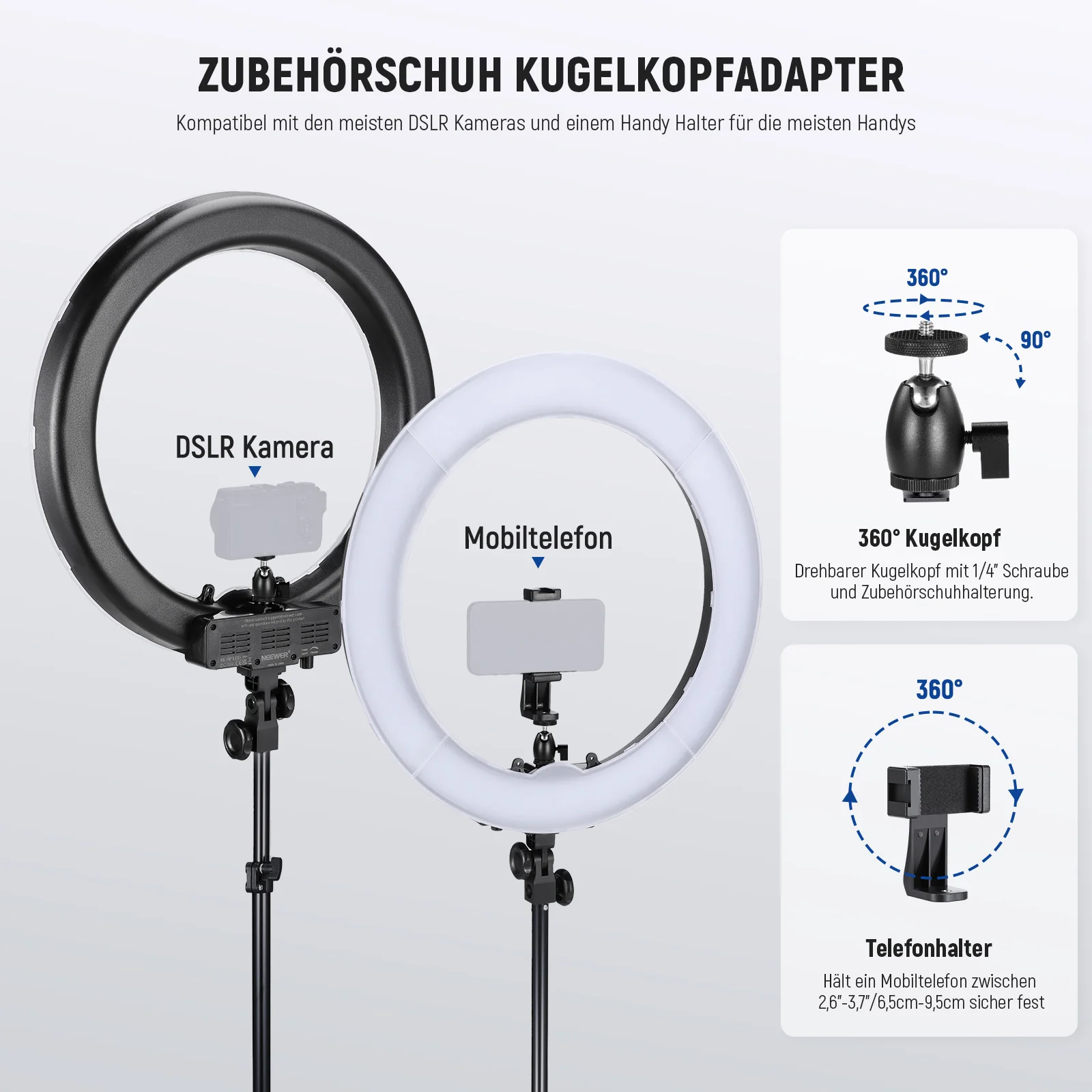 NEEWER RL-18 18 Zoll SMD LED Ringlicht - Image 6