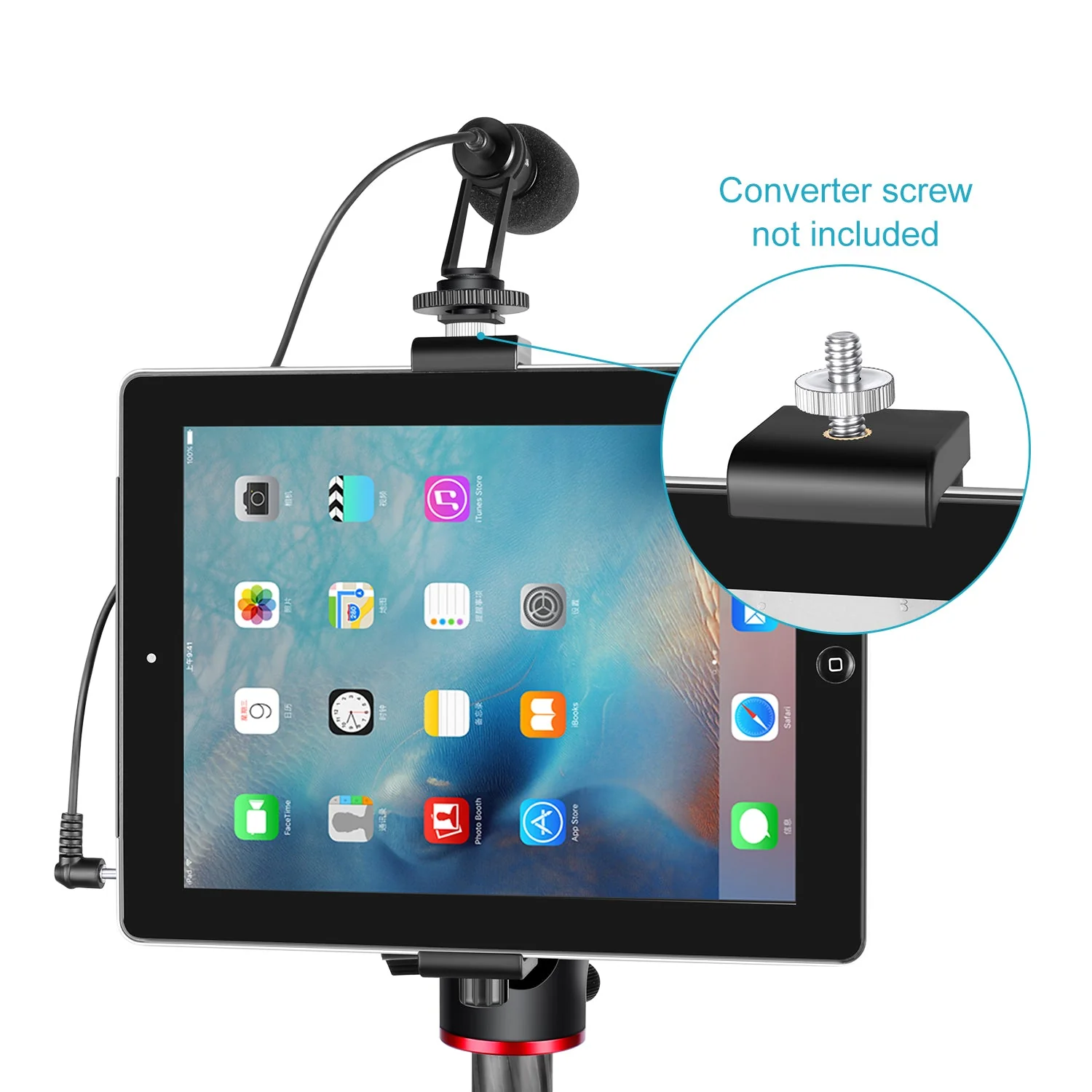 NEEWER 6.3-9.25 Zoll Tablet Halterung für Ipad - Image 3